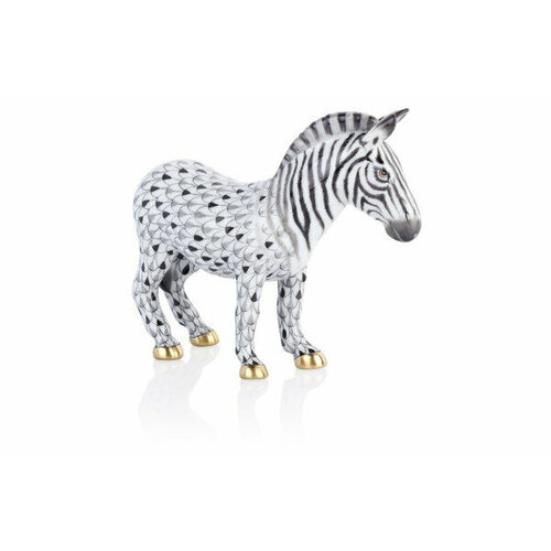 Фигурка Herend Зебра 10 см, лим выпуск 250 шт