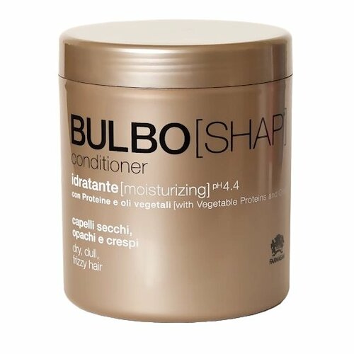FARMAGAN BULBOSHAP Увлажняющий кондиционер для сухих, тусклых и пушащихся волос, 1000 мл