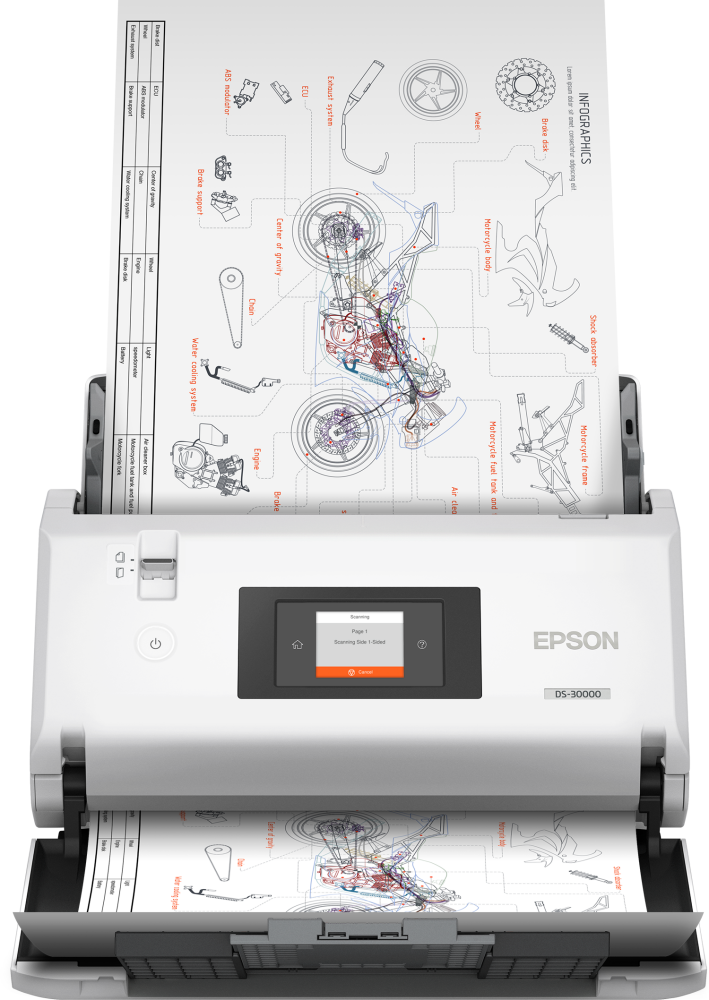 Сканер Epson WorkForce DS-30000 (B11B256401)