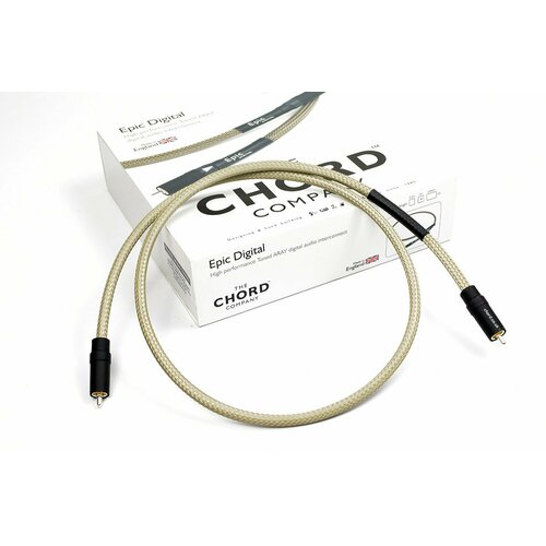 Кабели межблочные аудио Chord Company Epic digital RCA 1.0m