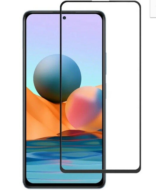 Perfeo, Защитное Керамическое стекло для Xiaomi Redmi note 10 S, Full Screen&Glue