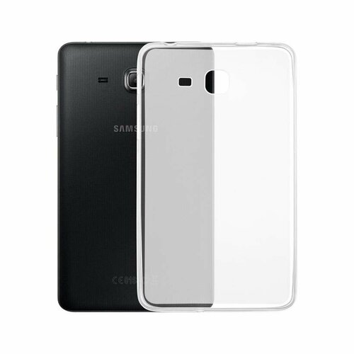 Чехол задняя-панель-накладка-бампер MyPads Tocco для Samsung Galaxy Tab A 2016 7.0 SM-T285/ T280 / T280N / T288 / T285C ультра-тонкий из мягкого ка. чехол задняя панель накладка бампер mypads tocco для zte axon 40 lite 128gb 4gb ультра тонкий из мягкого качественного силикона прозрачный