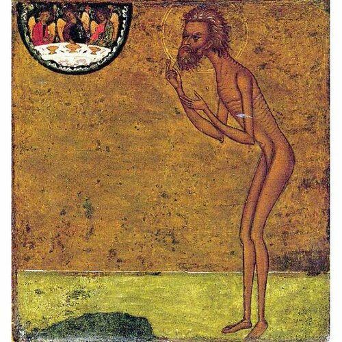 Икона Василий Блаженный (копия иконы 16 века), арт ОПИ-1050