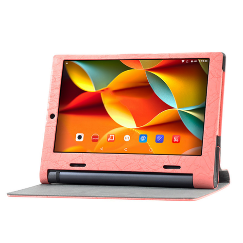 Чехол MyPads для планшета Lenovo Yoga Tablet 10 3 16Gb 4G (YT3-X50M/X50L/ZA0K0006RU) 10.1 розовый натуральная кожа