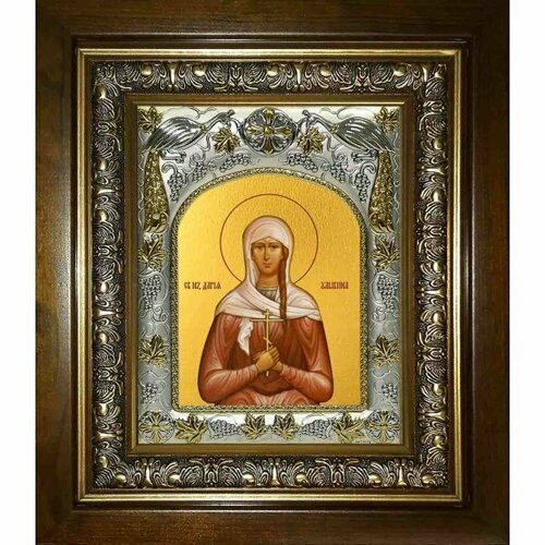Икона Дария (Дарья) Улыбина, 14x18 см, в деревянном киоте 20х24 см, арт вк-2594