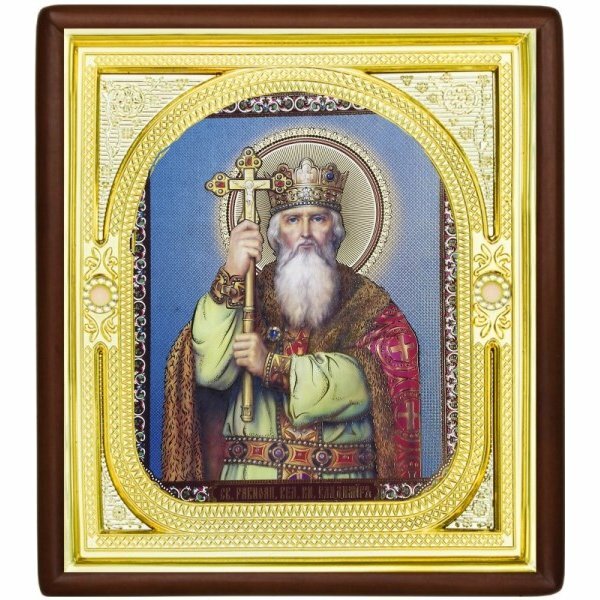 Икона Владимир Равноапостольный Князь (26 х 29 см), арт IDR-821