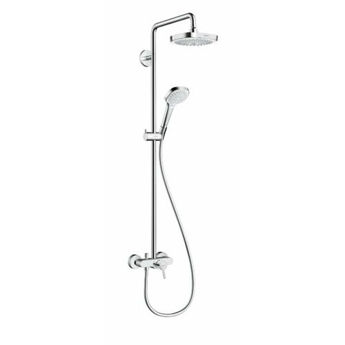 Душевая стойка Hansgrohe Croma Select E 27258400 душевая стойка hansgrohe croma 220 showerpipe 27222000 хром хром 1600 мм