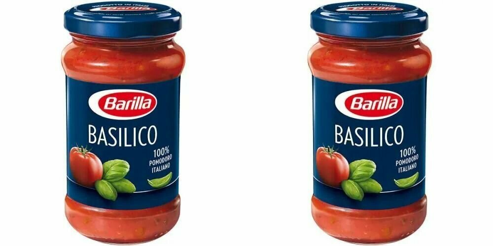Barilla Соус томатный Basilico с базиликом, 200 г, 2 шт