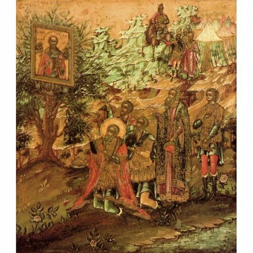 Икона Дмитрий Донской (копия старинной), арт ОПИ-1221