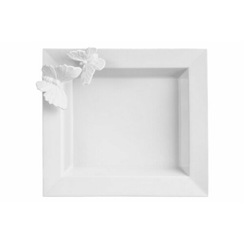 Блюдо Meissen Бабочки 21х18 см