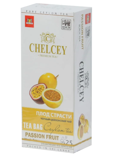 Chelcey Чай чёрный, Passion fruit, 25 пакетиков, 50 г - 6 шт. - фотография № 2