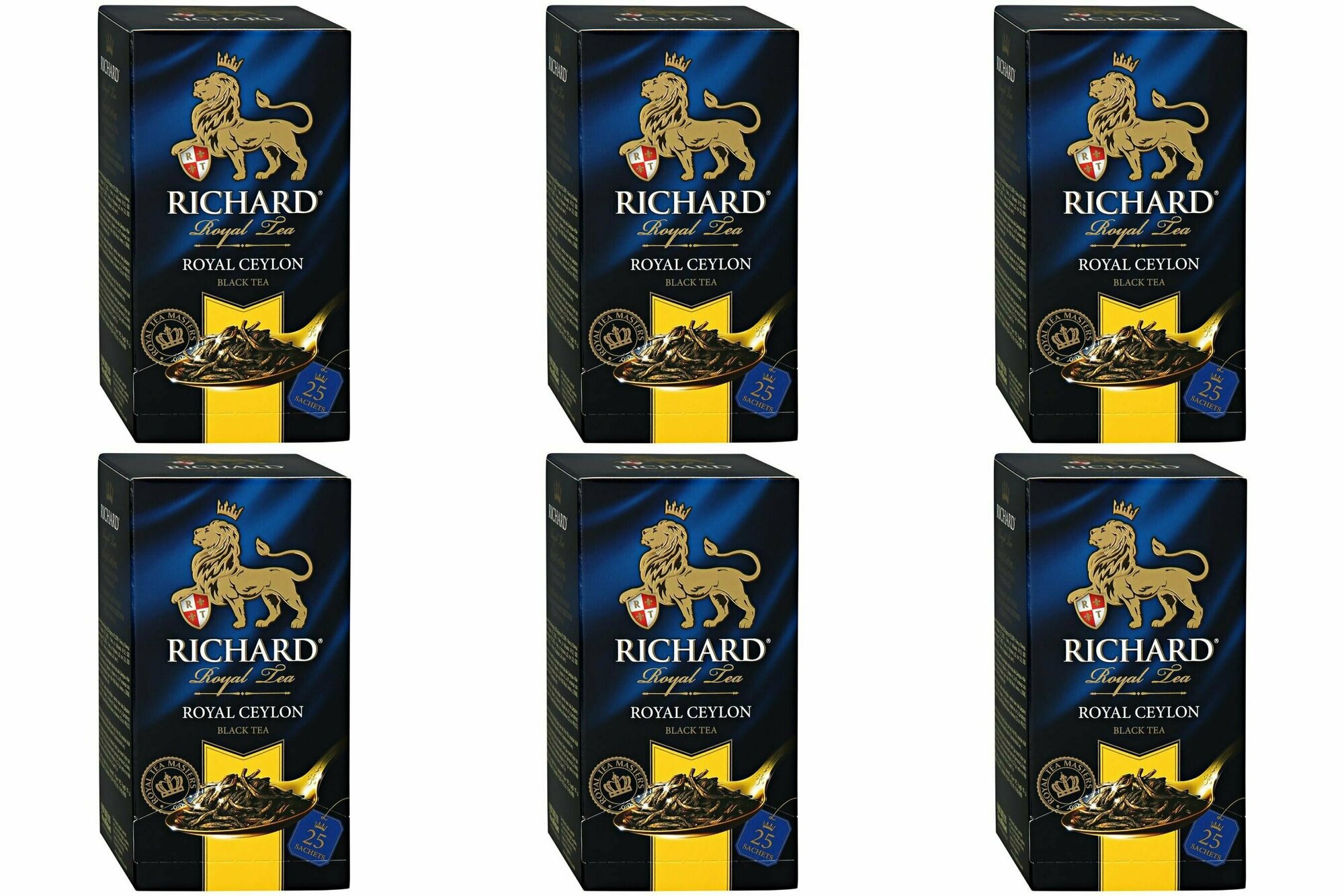 Richard Royal чай черный Ceylon 25пак - 6 штук