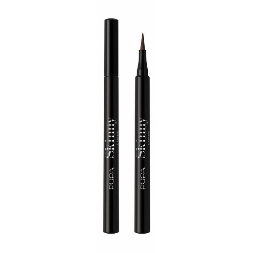 Ультратонкая подводка-фломастер для глаз | 002 BROWN Pupa Skinny Liner pupa подводка для бровей eyebrow liner оттенок 002 brown