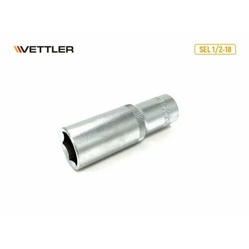 VETTLER Головка 6-гранная глубокая 1/2DR 18 мм (VETTLER)