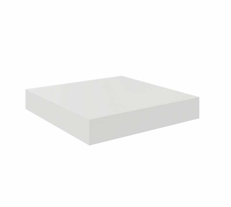 Полка мебельная Spaceo White 23x23.5x3.8 см МДФ цвет белый