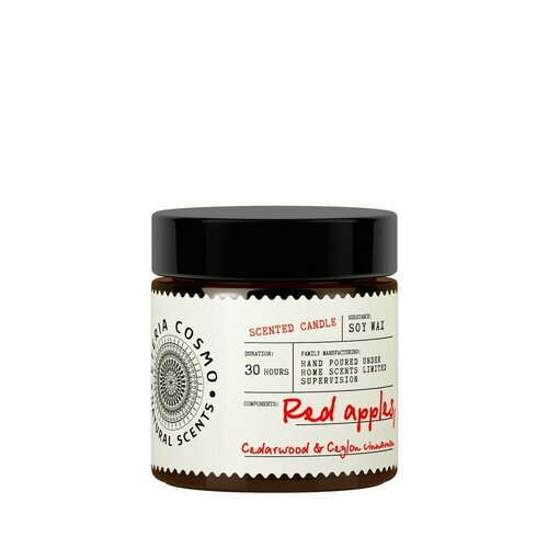 Яблочный пирог корица и кедр ETERIA COSMO ароматическая свеча в банке 88 г