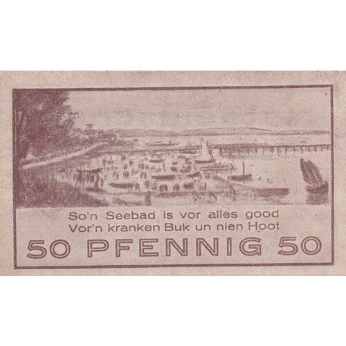 Германия (Веймарская Республика) Ниндорф 50 пфеннигов 1921 г. (2) германия веймарская республика ниндорф 50 пфеннигов 1921 г