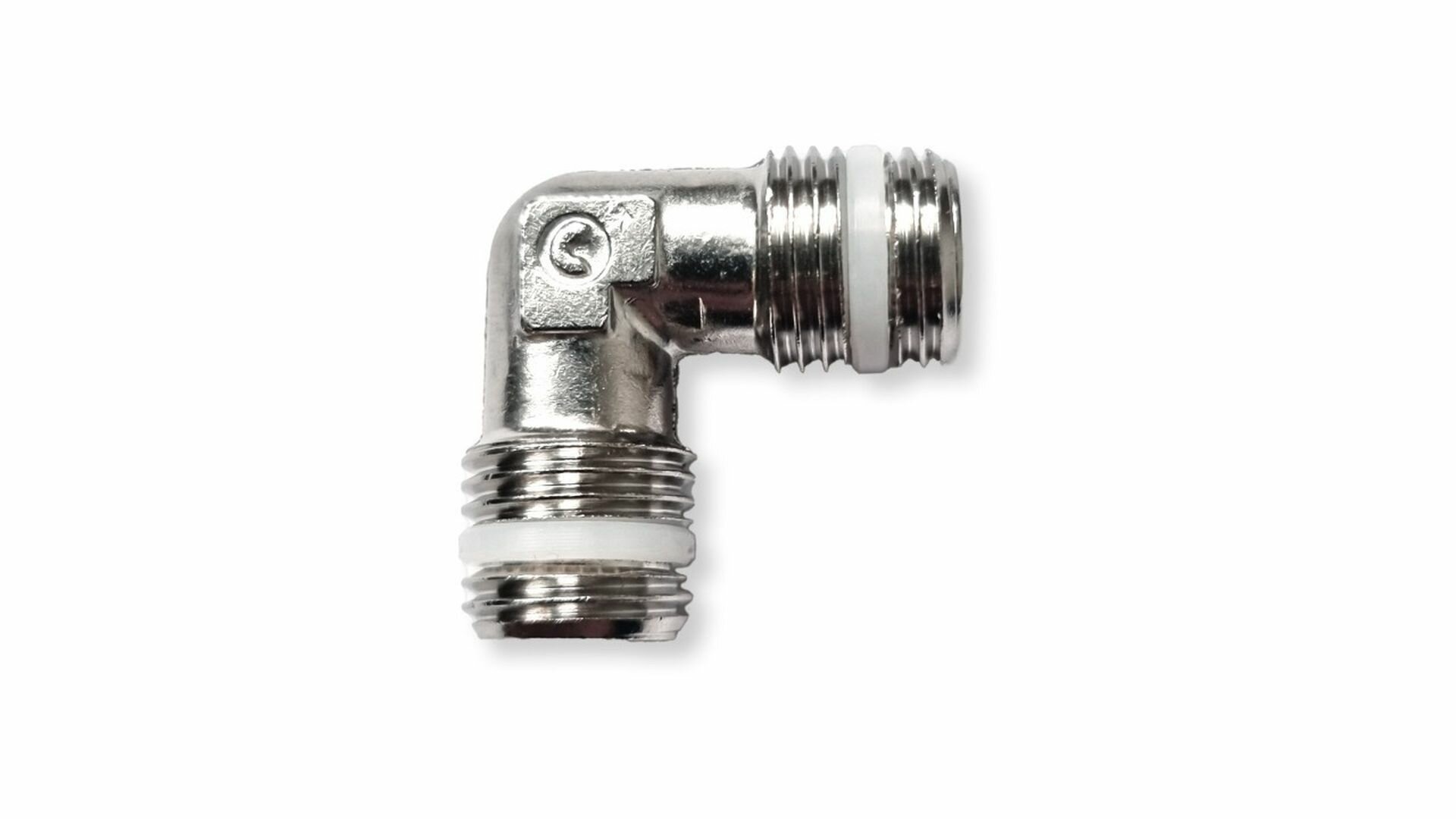 S2010 1/4, Фитинг угловой, 1/4П-1/4П, Camozzi — фото 2