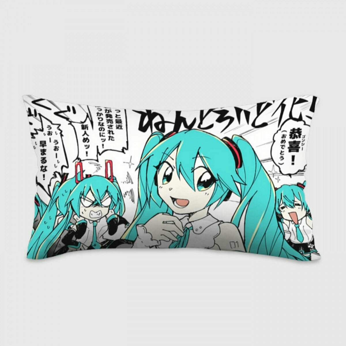 Подушка 3D антистресс Hatsune Miku (Vocaloid)