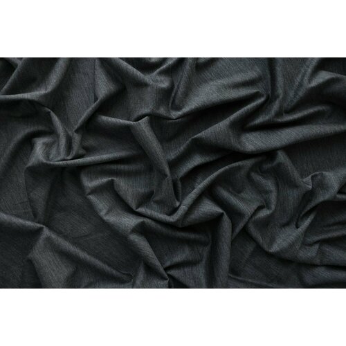 Ткань средне-серый трикотаж с эластаном