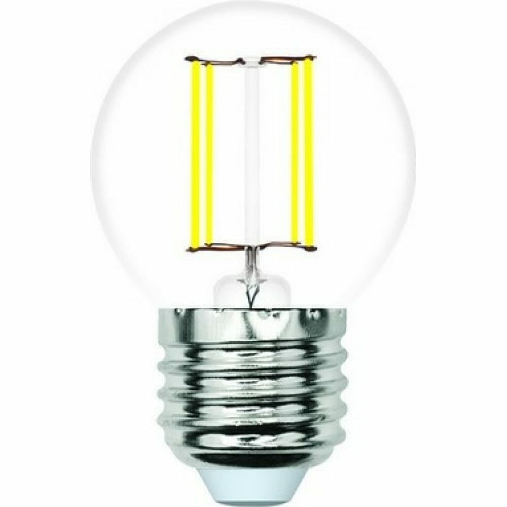 Светодиодная лампа Volpe LED-G45-7W/4000K/E27/CL/SLF
