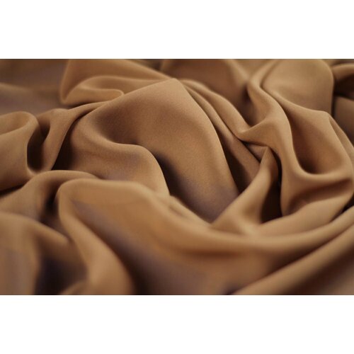 Ткань креповый шифон цвета загара