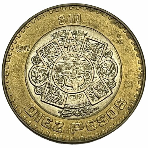 Мексика 10 песо 1997 г. мексика 10 песо 1914 г