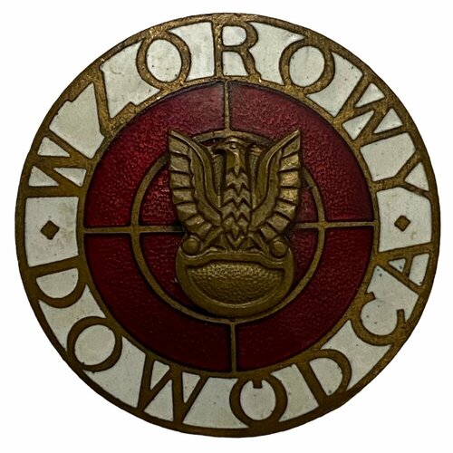 Знак Wzorowy dowodca (Образцовый командир) Польша 1975-1990 гг. mw