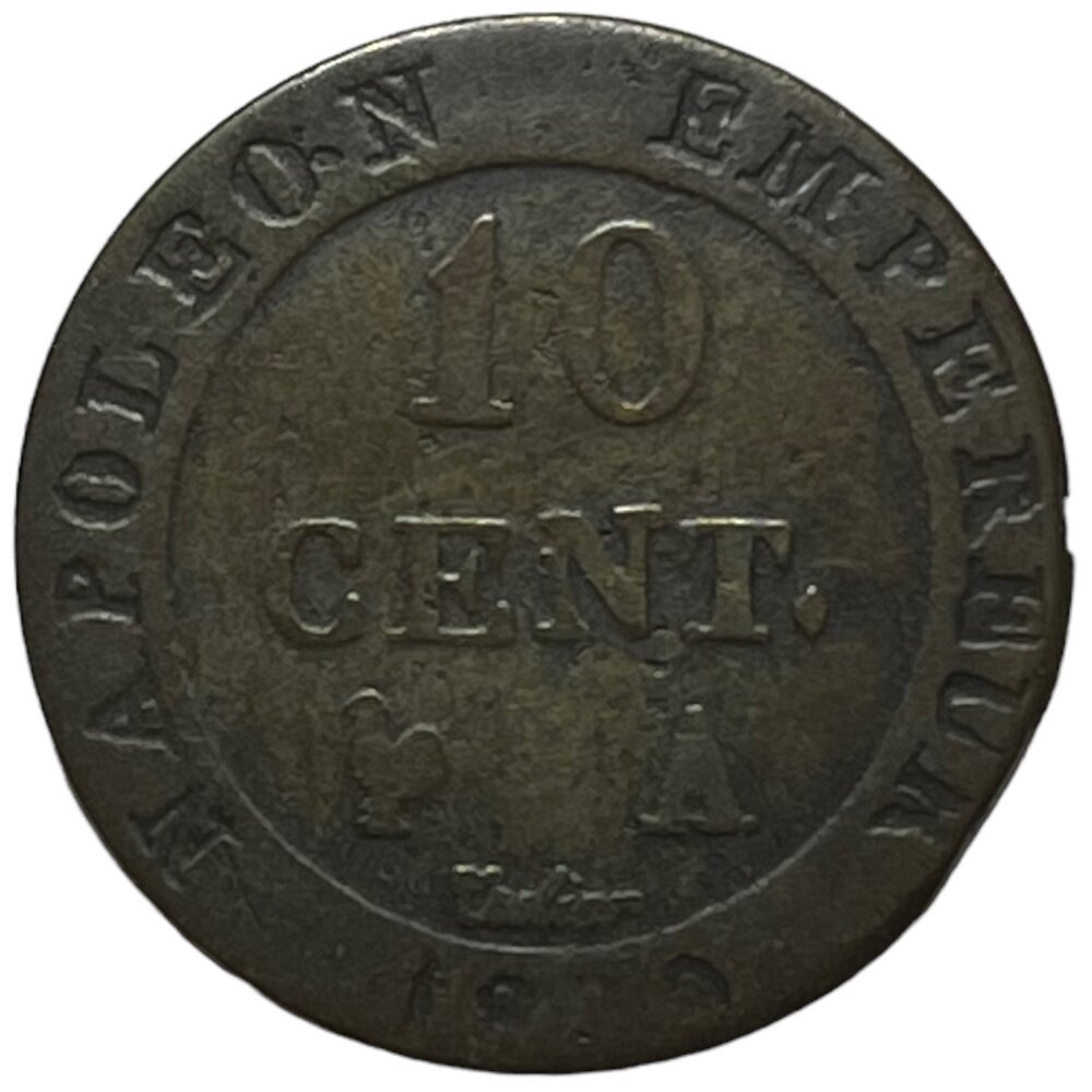 Франция 10 сантимов 1809 г. (A)