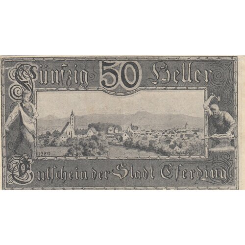 Австрия, Эфердинг 50 геллеров 1919 г. (№4) (4)