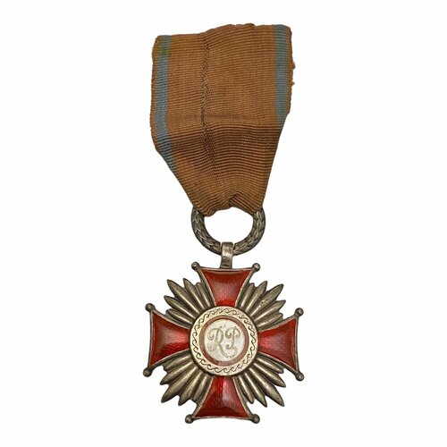 Польша, крест Заслуг II степень 1946-1949 гг. (2) знак образцовый солдат 2 степень wzorowy żołnierz 2 польша 1968 1973 гг