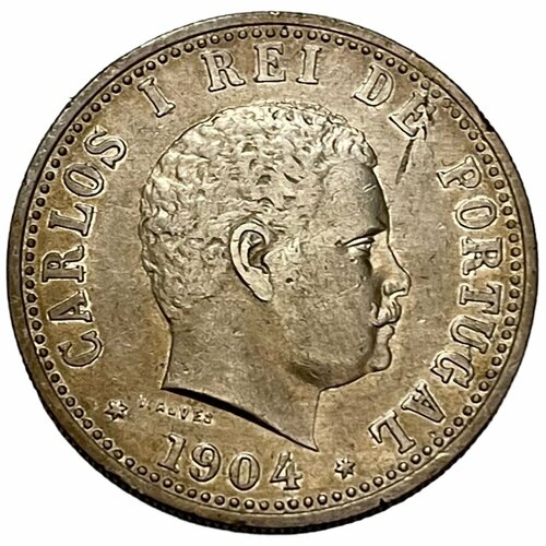 Португальская Индия 1 рупия 1904 г. клуб нумизмат монета 500 рейс португалии 1891 года серебро карлуш i
