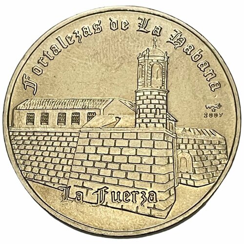 Куба 1 песо 2007 г. (Крепости Гаваны - Ла-Фуэрса) монета куба 1 песо 2007 год че гевара 40 лет со дня смерти в капсуле
