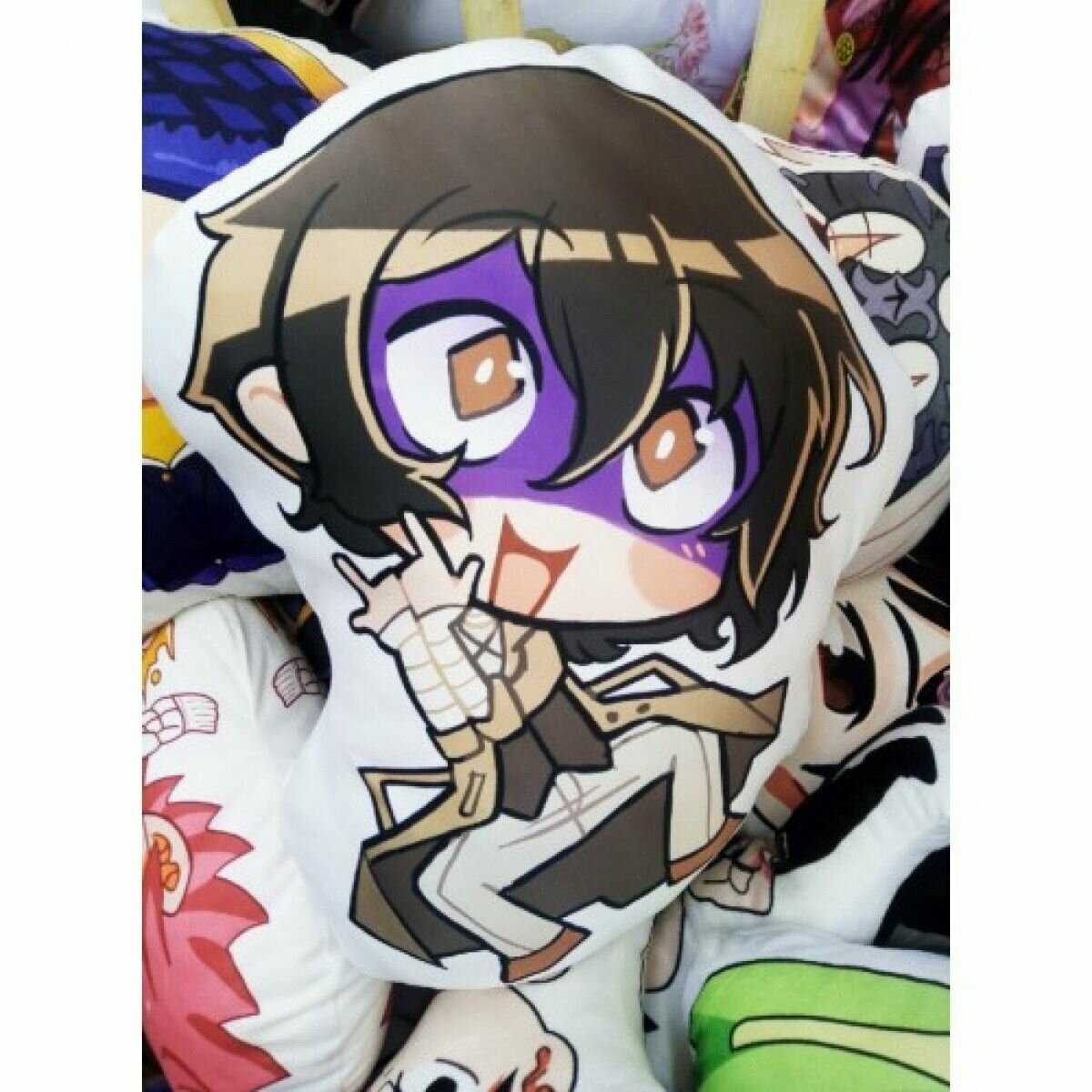 Фигурная подушка Дазай Осаму. Аниме Великий из бродячих псов