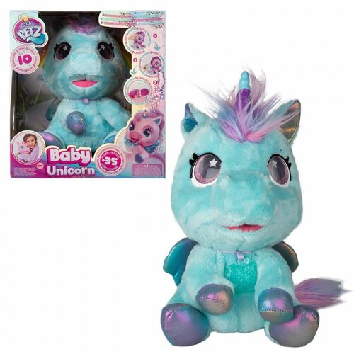 Игрушка интерактивная IMC Toys Club Petz Волшебный малыш Единорог, голубой 93881/голубой