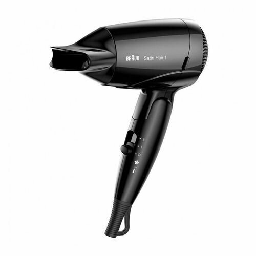 Фен Braun BRHD130E дорожный 1200Вт черный 398100₽