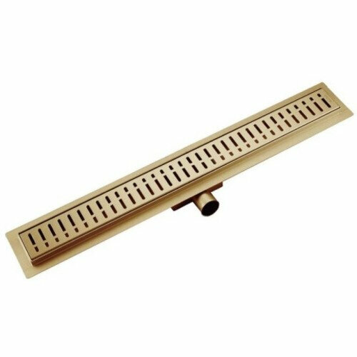 фото Душевой трап Gappo G86007-33, 70*600, золотой ()