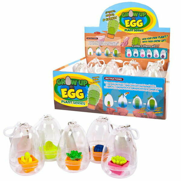 фото Игрушка растущая из яйца "Кактус" (в асс) Junfa 1801-WG008