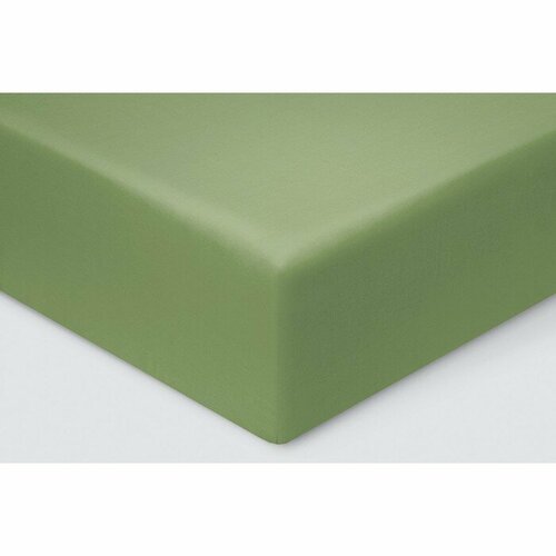 Простыня на резинке «Моноспейс», размер 180х200х23 см, цвет зелёный