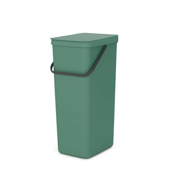 Ведро для мусора Sort and Go 40 л, материал платсик, цвет зеленый, Brabantia, Бельгия, 251023
