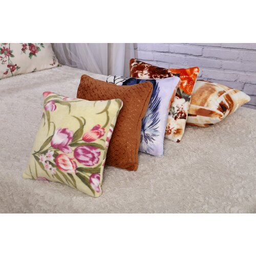 Подушка диванная думка 50Х50 велсофт аврора-текс