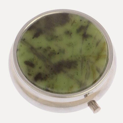 Изображение товара Таблетница на 3 отсека круглая нефрит 124114