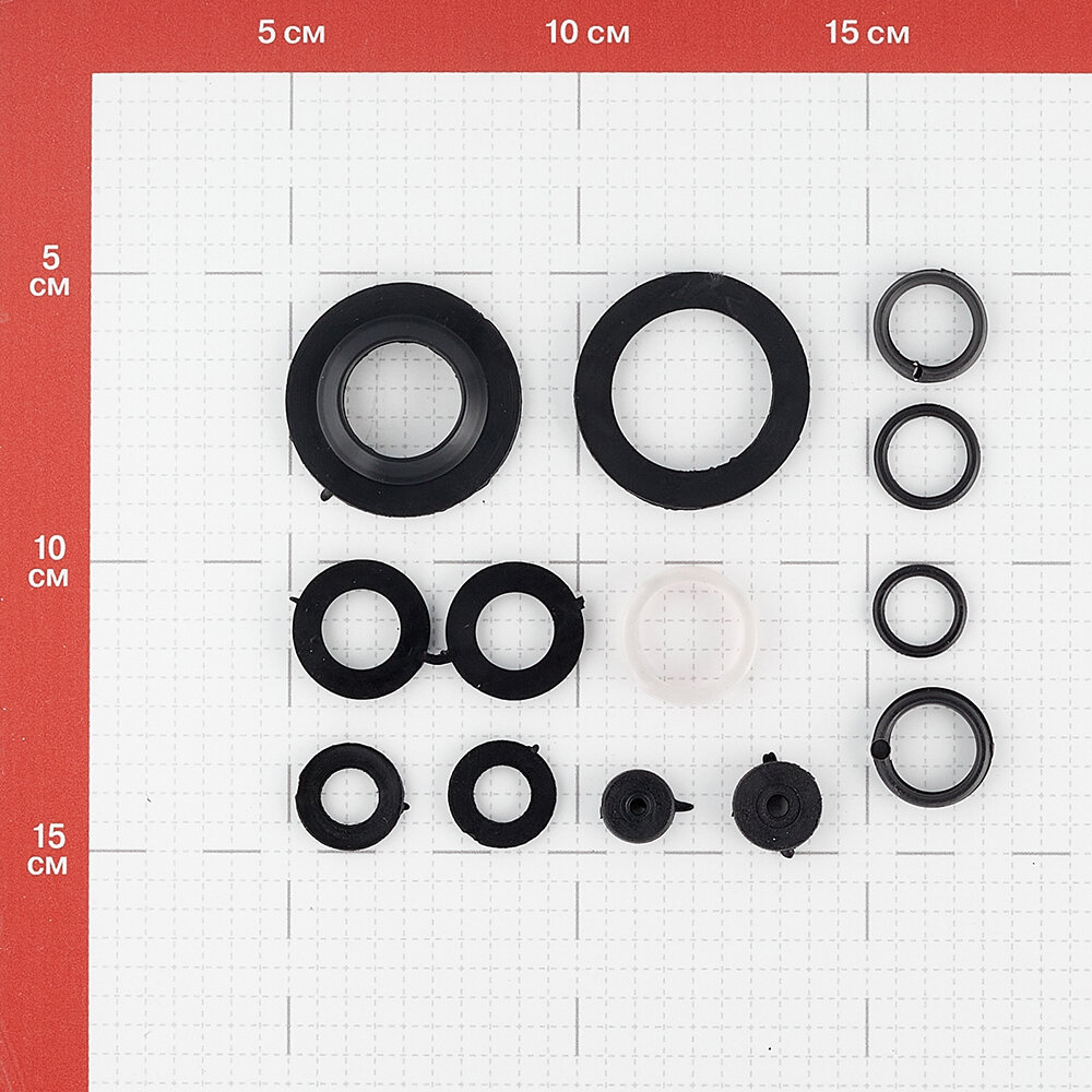 Набор резиновых прокладок MasterProf для смесителя 13 шт - фото №2