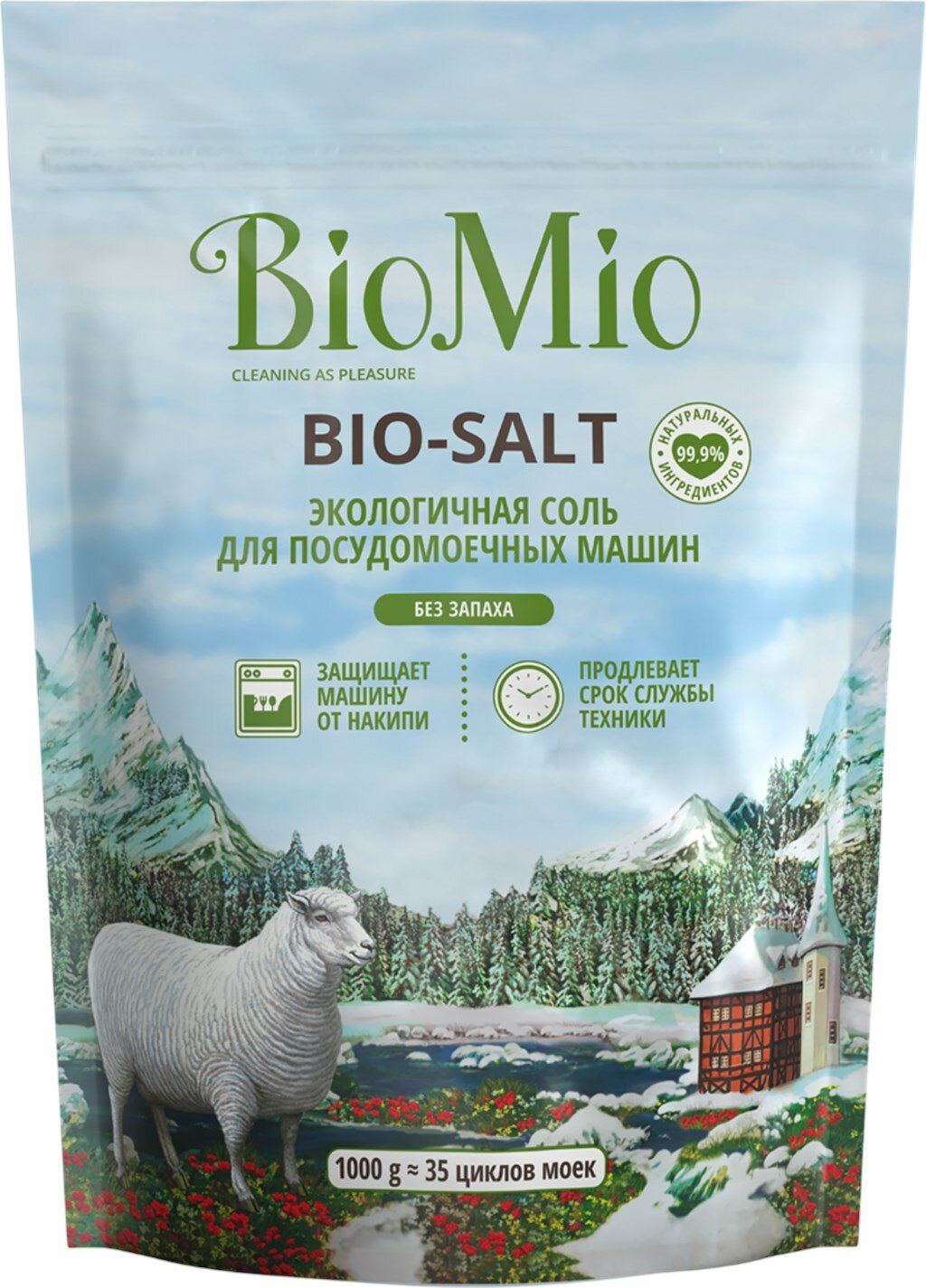 BioMio Соль для посудомоечных машин Bio-Salt, 1000 г