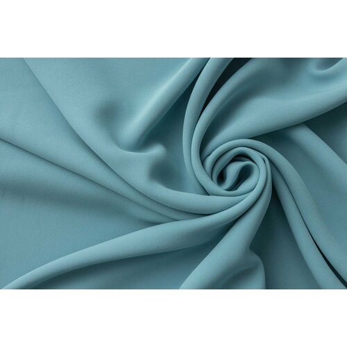 Ткань кади небесно-голубого цвета ткань кади из вискозы ментолового цвета