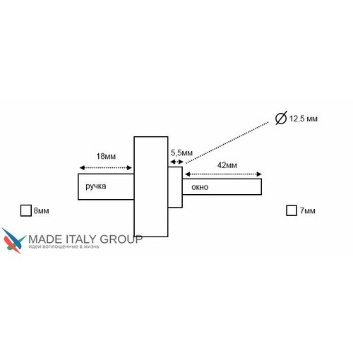 Ручка оконная Venezia "OPERA" FW натуральное серебро + черный