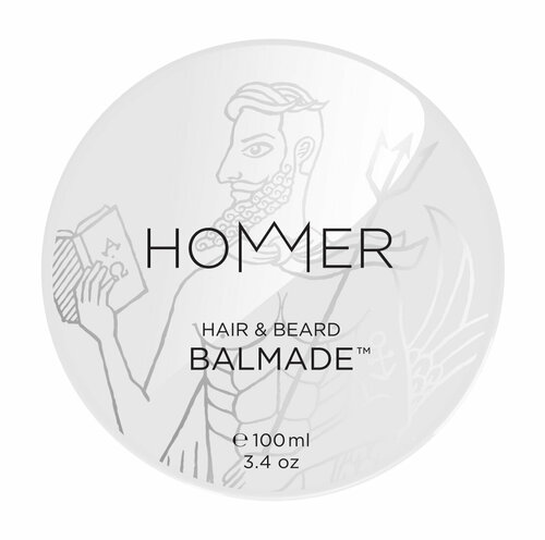 HOMMER Hair&Beard Balmade Бальзам-помада для волос и бороды муж, 100 мл