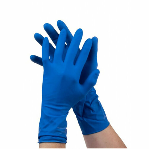 EcoLat Латексные перчатки Хозяйственные Премиум 50 шт./уп. размер L, 2326/L