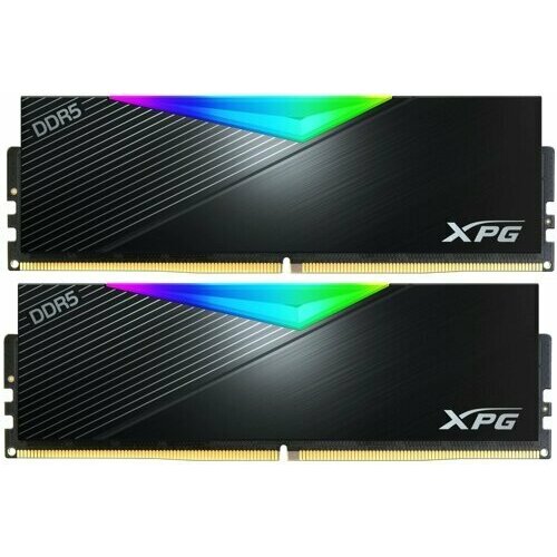Оперативная память 64Gb DDR5 6000MHz ADATA XPG Lancer RGB 2x32Gb KIT AX5U6000C3032G-DCLARBK 3056000₽