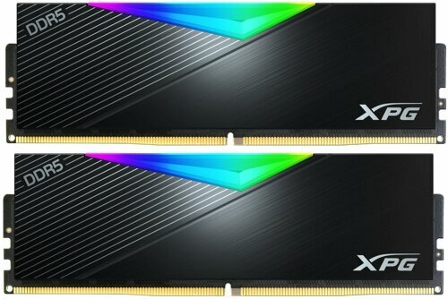 Оперативная память 64Gb DDR5 6000MHz ADATA XPG Lancer RGB (2x32Gb KIT) (AX5U6000C3032G-DCLARBK)